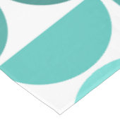 ミッドミニマルセンチュリーボウルターコイズ テーブルクロス (アングル)