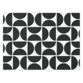 ミッドミニマルセンチュリーボウル白黒 テーブルクロス (正面(横))