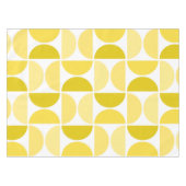 ミッドミニマルセンチュリー丼アートイエロー テーブルクロス (正面(横))