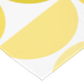 ミッドミニマルセンチュリー丼アートイエロー テーブルクロス (アングル)