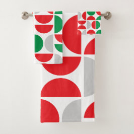 ミッドメリーセンチュリーホリデータイル バスタオルセット