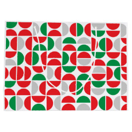 ミッドメリーセンチュリーホリデータイル ラージペーパーバッグ