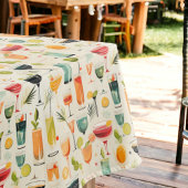 ミッドモダンカクテルパーティーテーブルクロス テーブルクロス