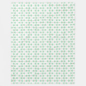 ミッドモダンガーランドフリースブランケット(3サイズ) フリースブランケット (正面)