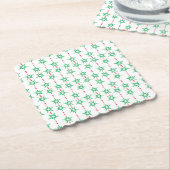 ミッドモダンガーランド紙コースター ペーパーコースター (アングル)