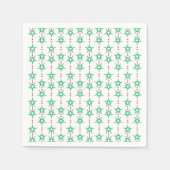 ミッドモダンガーランド紙ナプキンス スタンダードカクテルナプキン (正面)