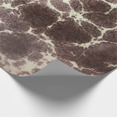 ミッドモダンセンチュリーエレガントキリン溶岩パターン ラッピングペーパー (角)