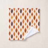 ミッドモダンセンチュリー原子自然形トーン バスタオルセット (ウォッシュタオル)