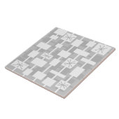 ミッドモダンセンチュリーGEOMETRICグレー タイル (側面)