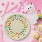 ミッドモダンニャオンタン©studioxtine ペーパープレート (パーティー)