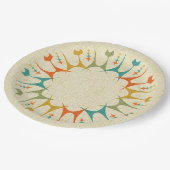 ミッドモダンニャオンタン©studioxtine ペーパープレート (アングル)