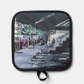 ミッドモーニングサンに保護 鍋敷き (正面)