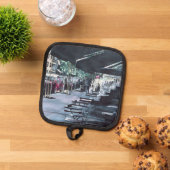 ミッドモーニングサンに保護 鍋敷き (トップダウン)