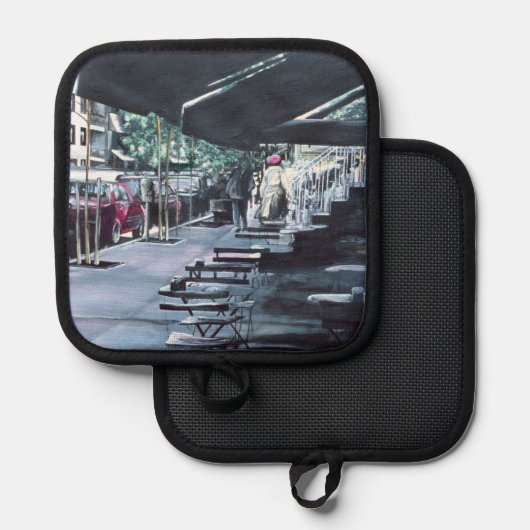 ミッドモーニングサンに保護 鍋敷き (正面/裏面)