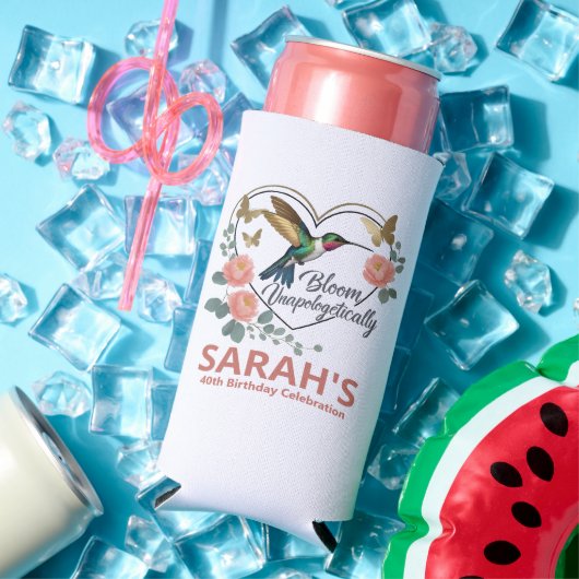 ミッドライフお祝いクーラーボックス スリム缶クーラー (インサイチュ 夏)