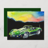 ミッドライフクライシス 誕生日パーティー招待状 招待状 (正面/裏面)