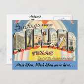 ミッドランドからの挨拶 ポストカード (正面/裏面)