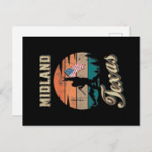 ミッドランドテキサス州 ポストカード (正面/裏面)