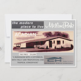 ミッドランドパークハウスモデルコレクタブルカード 招待状