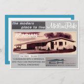 ミッドランドパークハウスモデルコレクタブルカード 招待状 (正面/裏面)