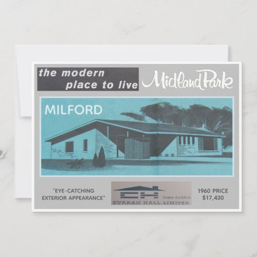 ミッドランドパークハウスモデルコレクタブルカード 招待状 (正面)