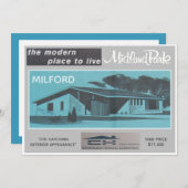 ミッドランドパークハウスモデルコレクタブルカード 招待状 (正面/裏面)