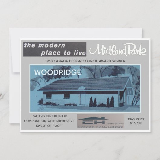 ミッドランドパークハウスモデルコレクタブルカード 招待状 (正面)