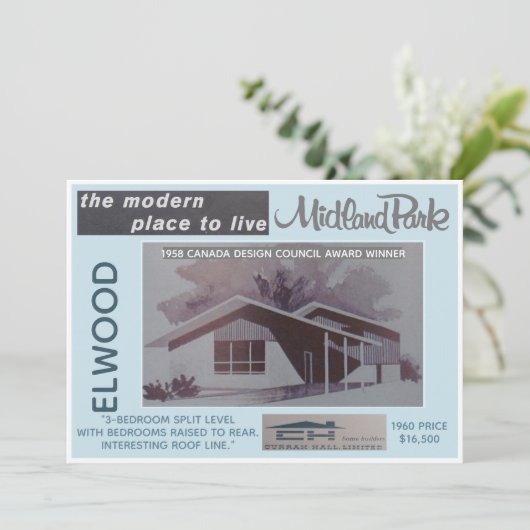 ミッドランドパークハウスモデルコレクタブルカード 招待状 (スタンド正面)