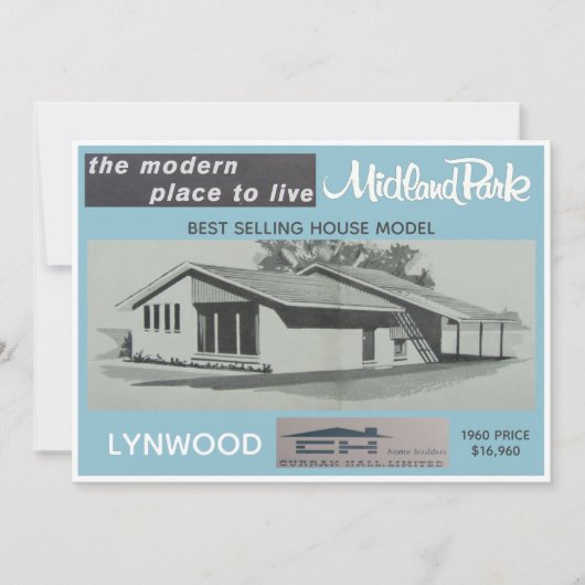 ミッドランドパークハウスモデルコレクタブルカード 招待状 (正面)