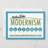 ミッドランドパークハウスモデルコレクタブルカード 招待状 (裏面)