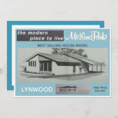 ミッドランドパークハウスモデルコレクタブルカード 招待状 (正面/裏面)