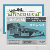 ミッドランドパークハウスモデルコレクタブルカード 招待状 (正面/裏面)