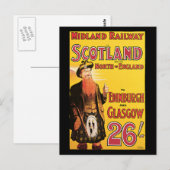 ミッドランド鉄道スコットランド ポストカード (正面/裏面)