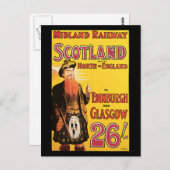 ミッドランド鉄道スコットランド ポストカード (正面/裏面)