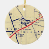 ミッドランドTX 1948マップ セラミックオーナメント (正面)