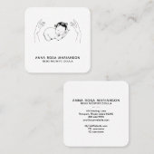 *~*ミッドワイフ霊気誕生監督ダウラバージング スクエア名刺 (正面/裏面)