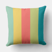 ミッド – センチュリーモダンレインボーストライプズ クッション (裏面)