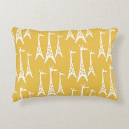 ミッド・センチュリーモダン・キリン・パターン アクセントクッション