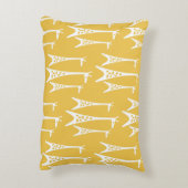 ミッド・センチュリーモダン・キリン・パターン アクセントクッション (裏面(縦))