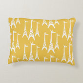 ミッド・センチュリーモダン・キリン・パターン アクセントクッション (裏面)