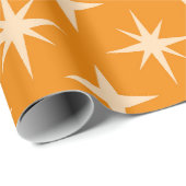 ミッド・センチュリー原子スターバストパターン ラッピングペーパー (ロールコーナー)