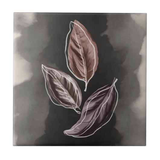 ミッド・センチュリー・アーストーン紅葉 タイル (正面)