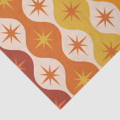 ミッド・センチュリー・オレンジスターバスト・オン・オギー・パターン 薄葉紙 (詳細)