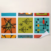 ミッド・センチュリー・スモーガモダンスボルド ビーチタオル (正面)