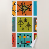 ミッド・センチュリー・スモーガモダンスボルド ビーチタオル (正面)