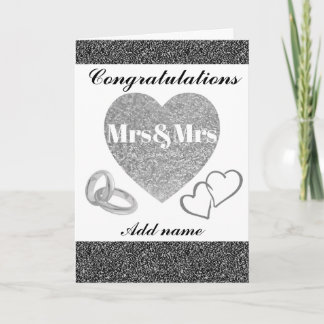 ミッパーソナライズされたかわいらしズ・ミセス・カード カード