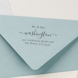 ミッパーソナライズされたズの結婚差出人住所 ラバースタンプ