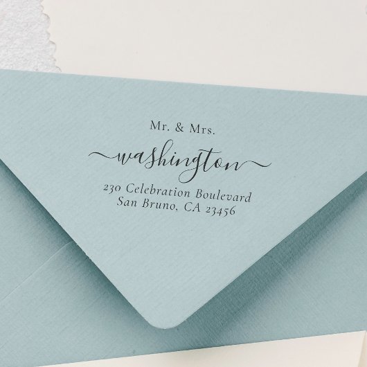 ミッパーソナライズされたズの結婚差出人住所 ラバースタンプ