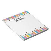 ミッパーソナライズされたズ先生グラッドギフト新学期 ノートパッド (アングル)