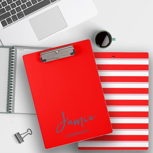 ミッポップ・アートのクはっきりしたストライプ・カレッジ・オフィス・ホーム・ユース クリップボード